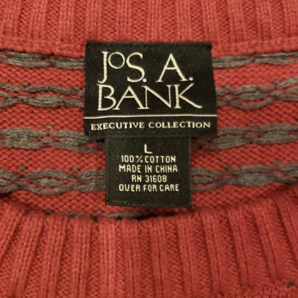 Jos. A. Bank Snowflake Holiday Crewneck Sweater - Picture 5 of 6